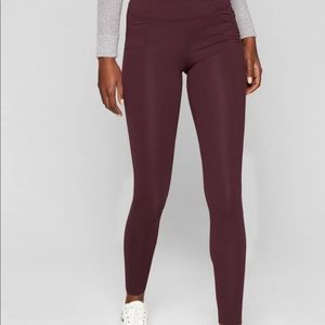 Athleta Metro High Waisted Legging in Medium TALL in Maroon